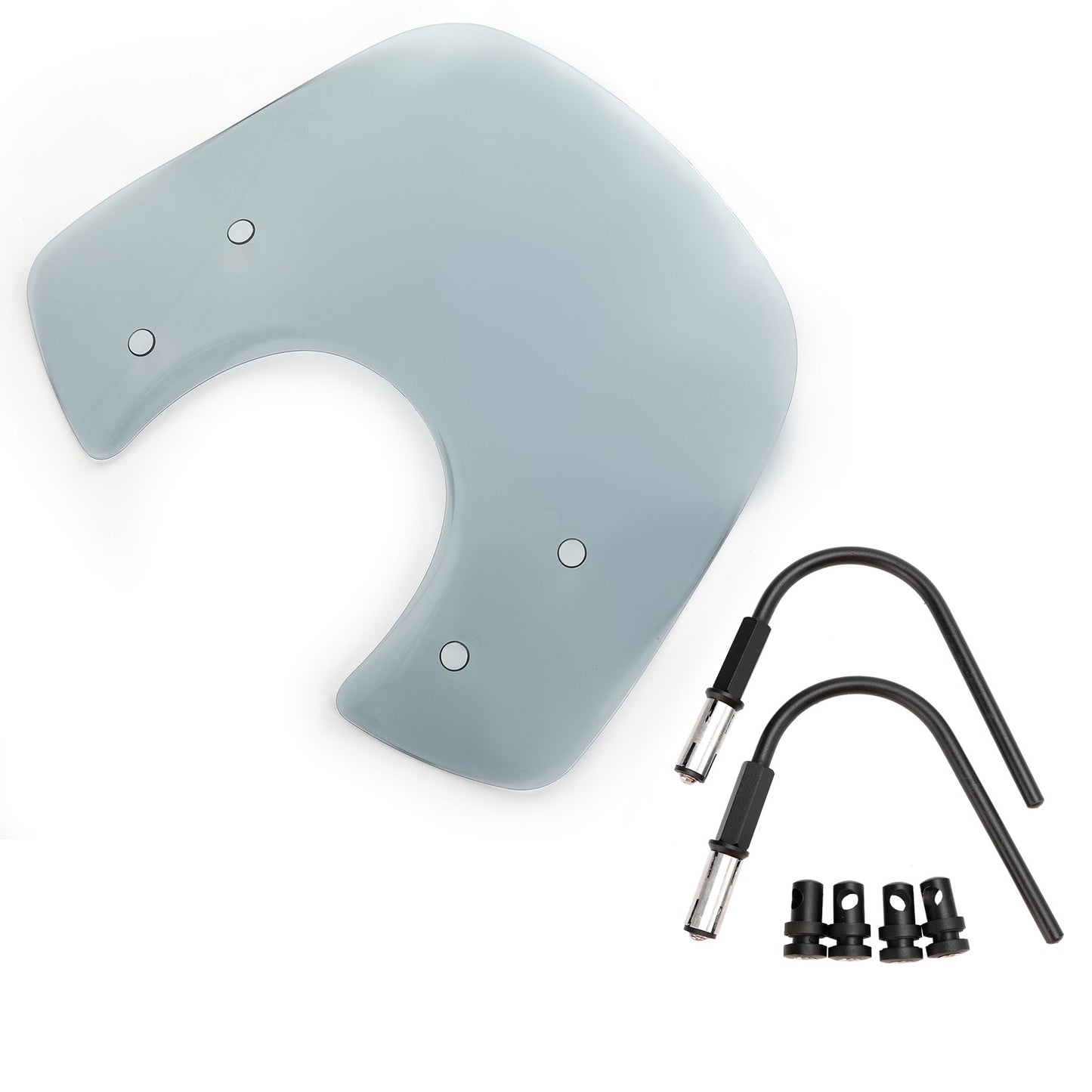 Windshield Windscreen fit for Vespa LX50 LX125 LX150 GT200 GTS300 Super Black