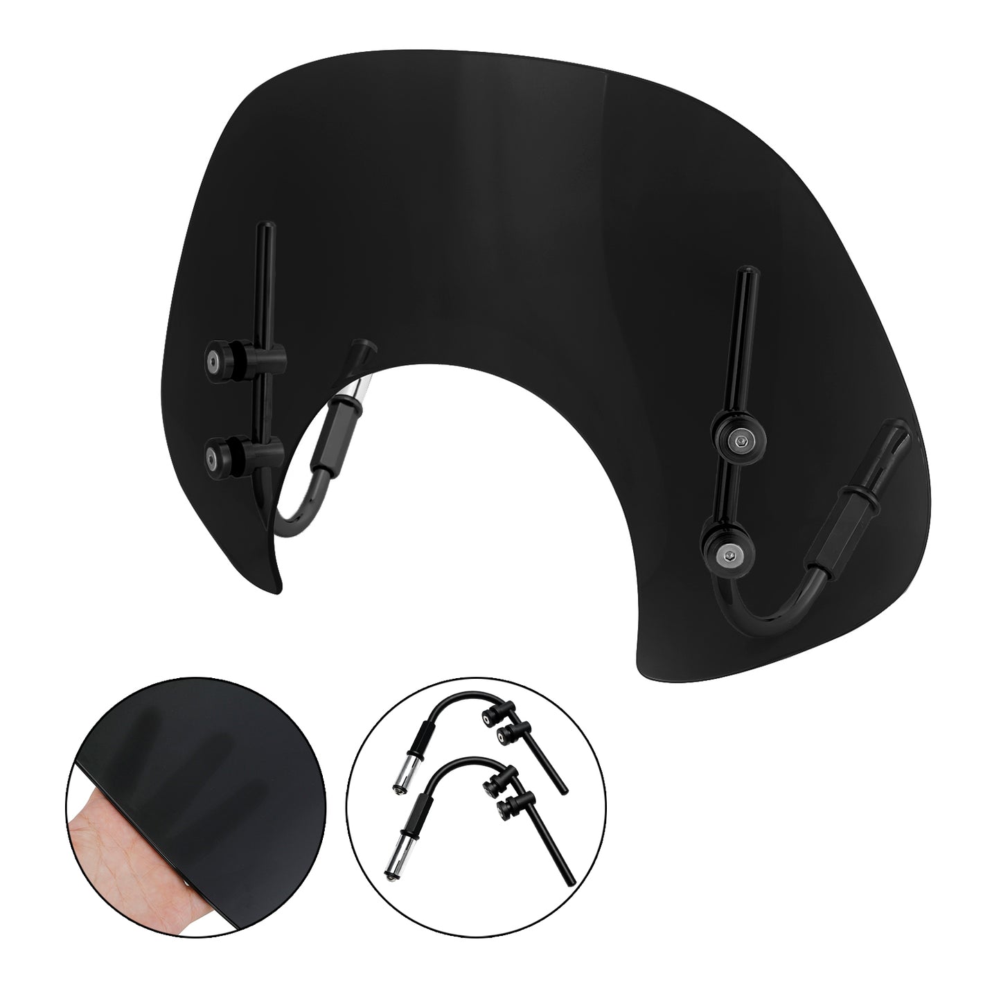 2017-2022 Vespa GTS250 GTS300 Short Windshield WindScreen