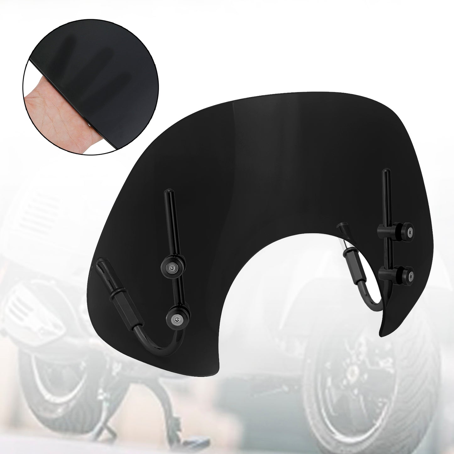 2017-2022 Vespa GTS250 GTS300 Short Windshield WindScreen