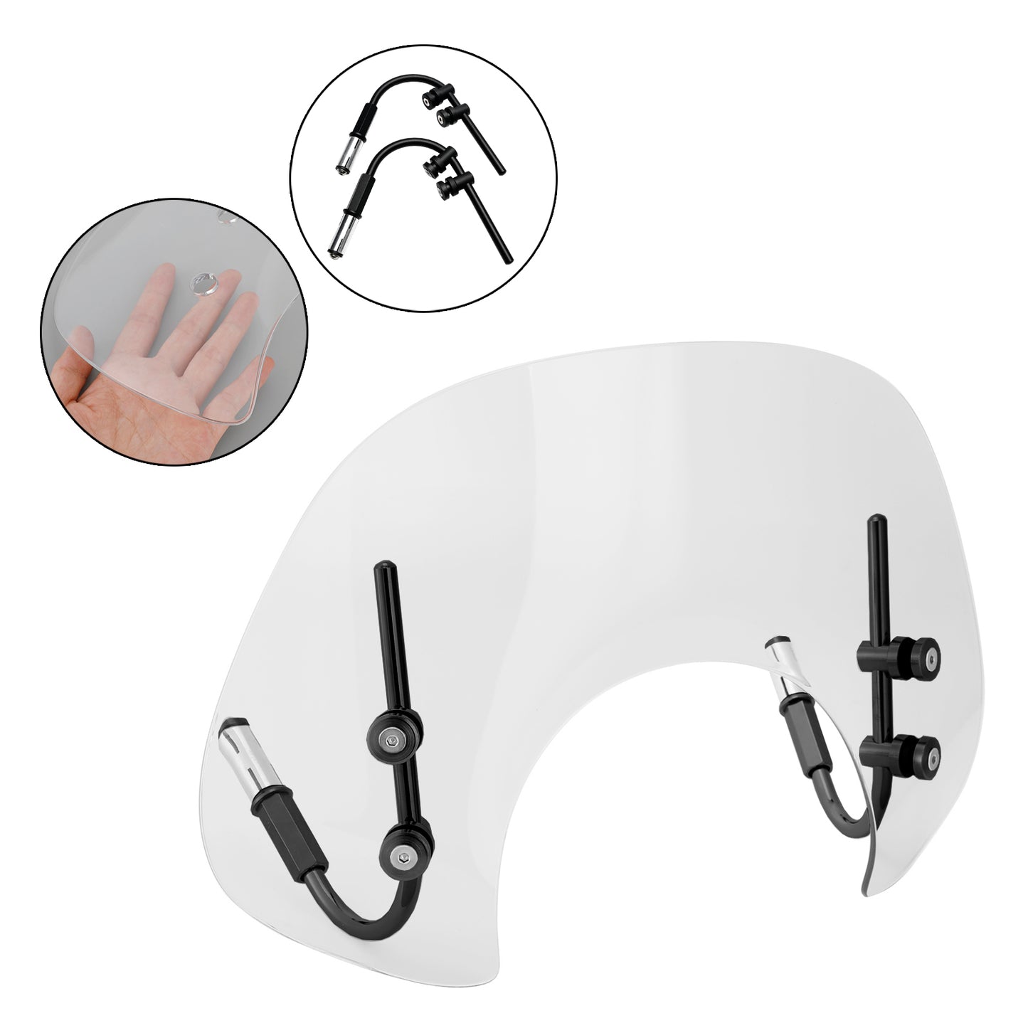 2017-2022 Vespa GTS250 GTS300 Short Windshield WindScreen