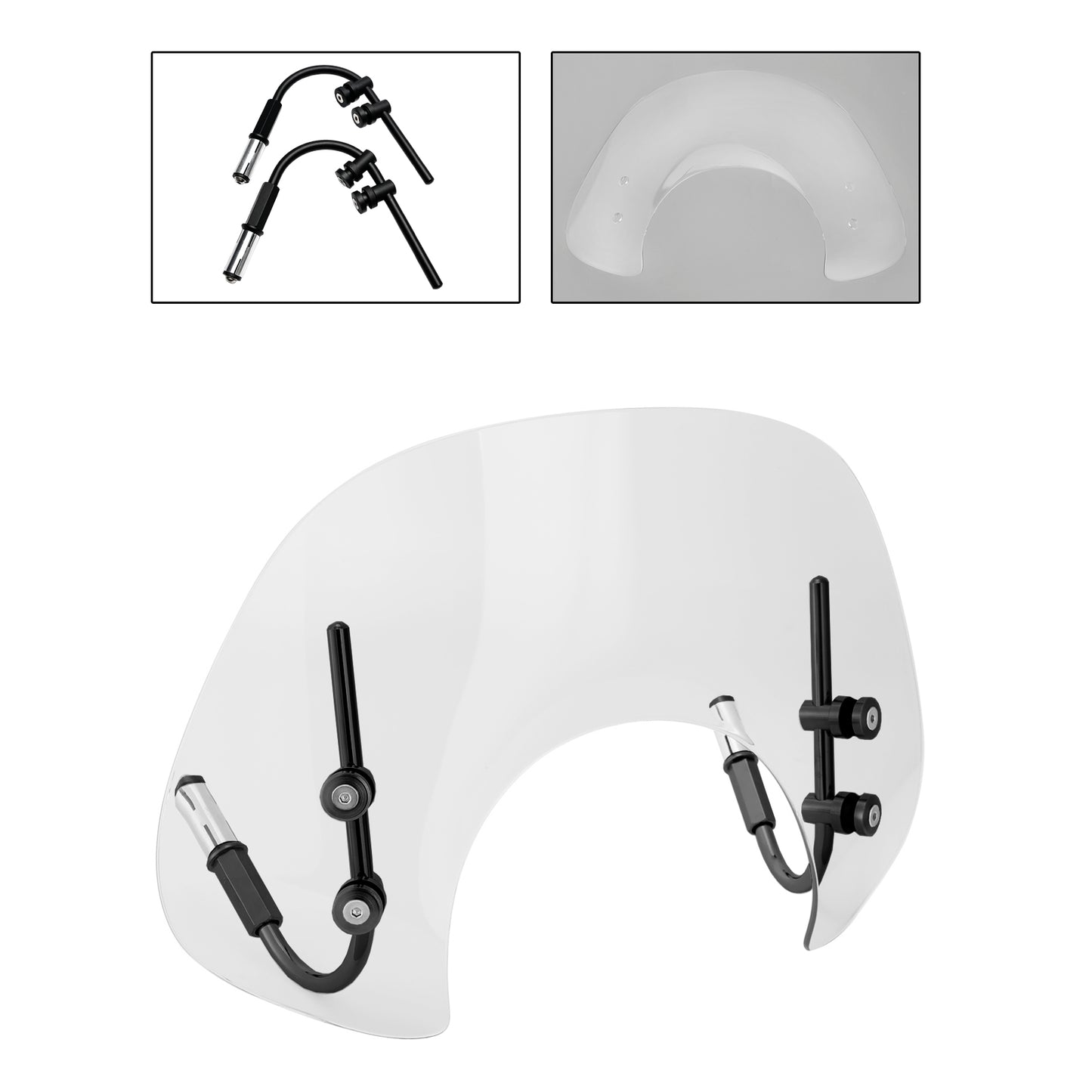 2017-2022 Vespa GTS250 GTS300 Short Windshield WindScreen