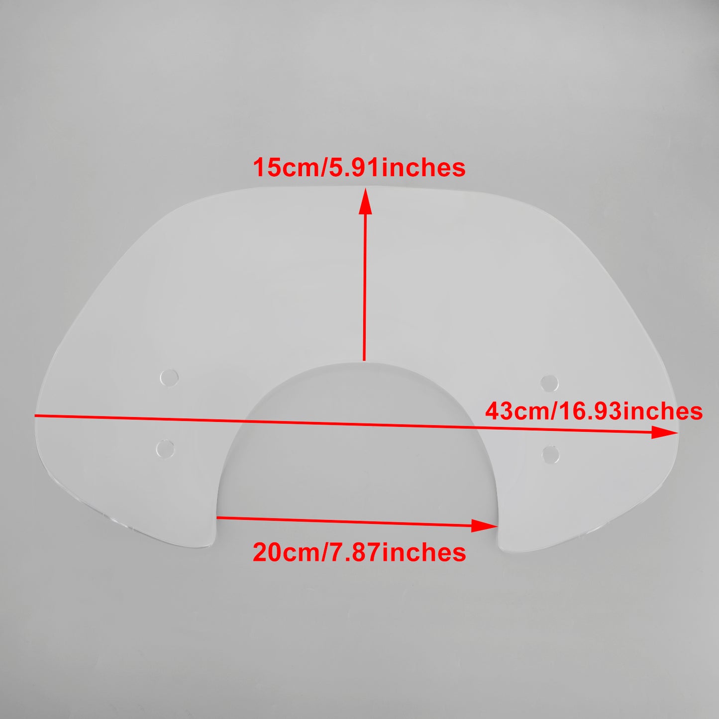 2017-2022 Vespa GTS250 GTS300 Short Windshield WindScreen