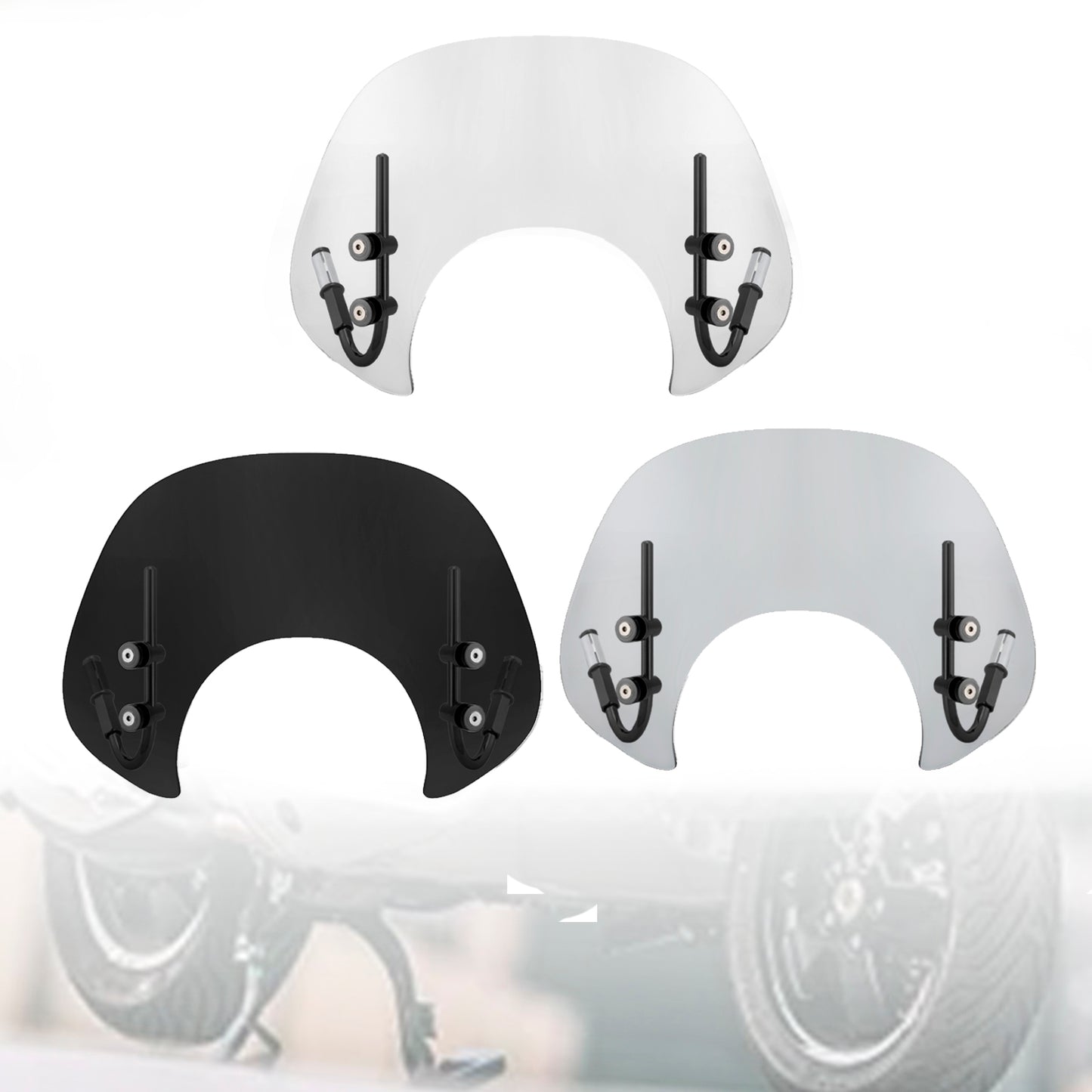 2017-2022 Vespa GTS250 GTS300 Short Windshield WindScreen