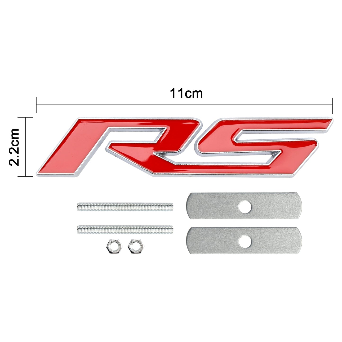 Front Grille RS Emblem Decal Badge for Chevrolet Camaro Impala