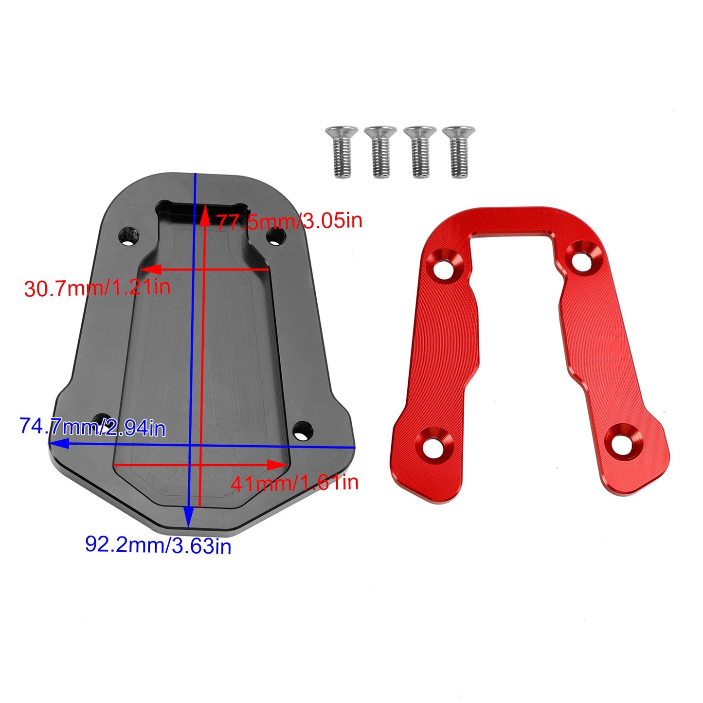 2021-2023 HONDA CRF300L Kickstand Enlarge Plate Pad