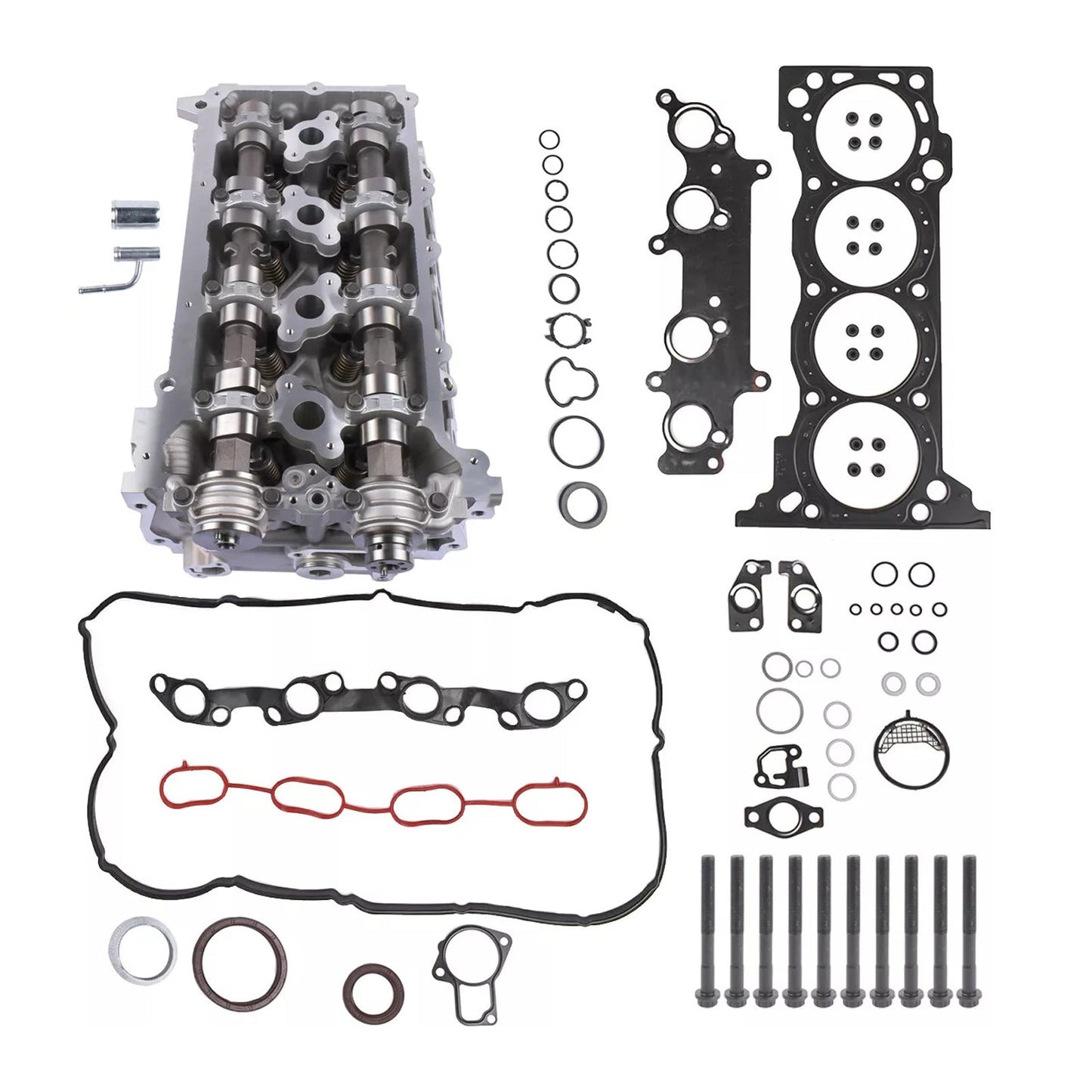 2010 Toyota 4Runner N280 2TR-FE Engine Cylinder Head Bolts Gasket Set 11101-75151 11101-75200