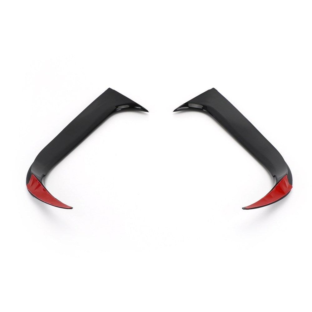 Areyourshop Black Rear Bumper Spoiler Air Vent Cover Fit Mercedes W117 CLA Class 2014-2018