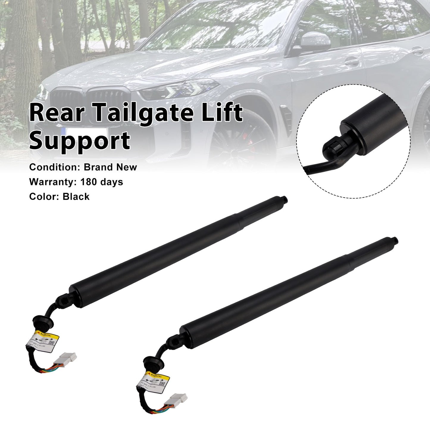 2020.08-2024.12BMW X5 F95 G05 xDrive30d Mild-Hybrid 2PCS Rear Electric Tailgate Gas Strut 51249482800