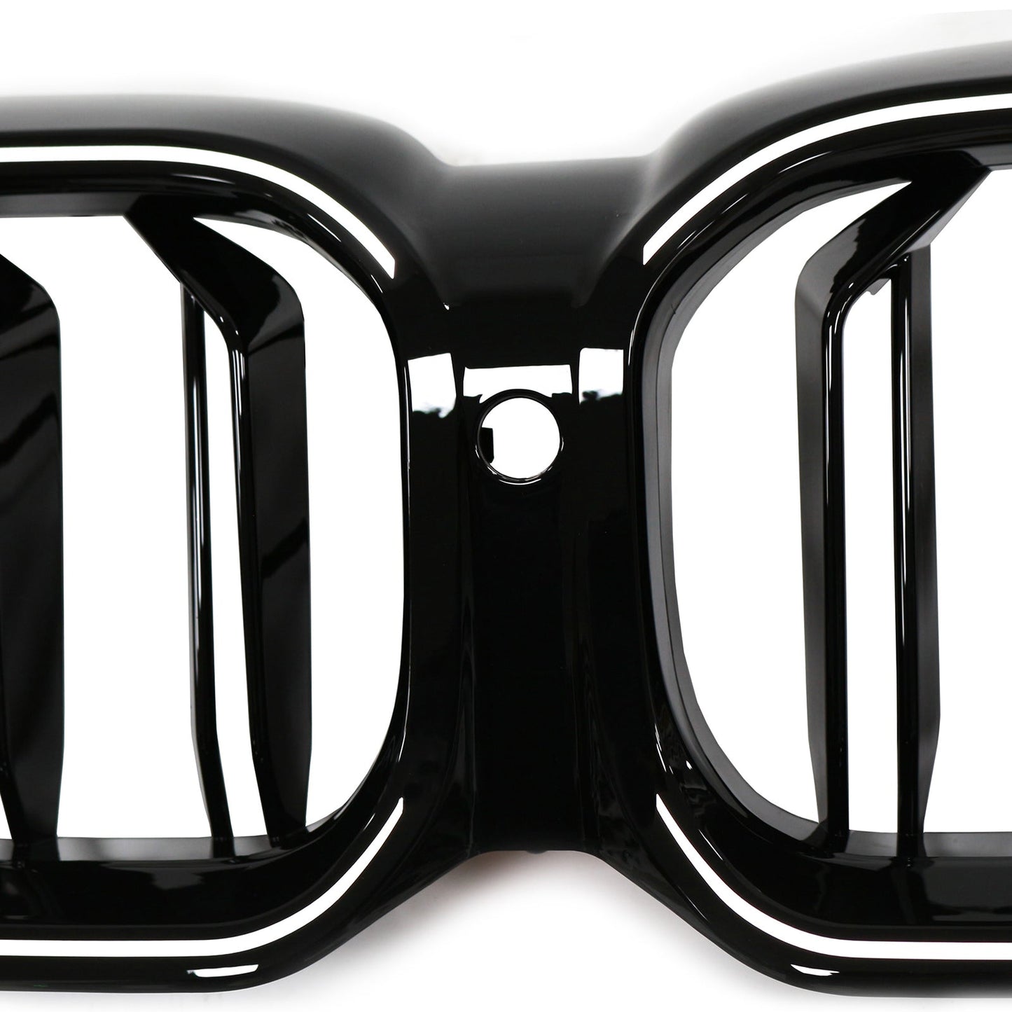 2021-2024 BMW 5 Series G30 G38 Double Slat Front Kidney Grille Gloss Black