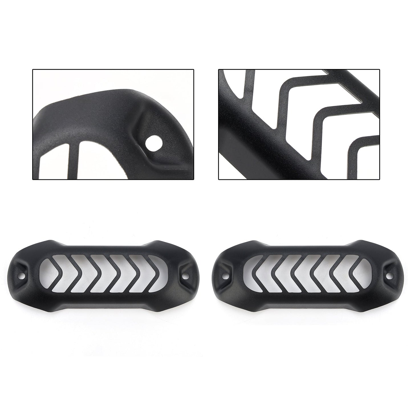 2024-2025 Bmw R1300Gs Adv Led Cover Spot Light Guard Protector Grill Black