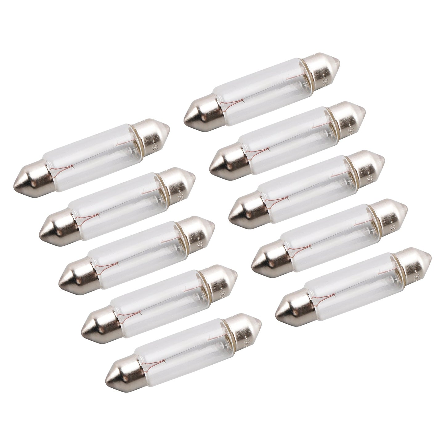 10PCS Car Light Tubular Lamp bulb C5W SV8.5 43MM 6413 12V 5W For OSRAM