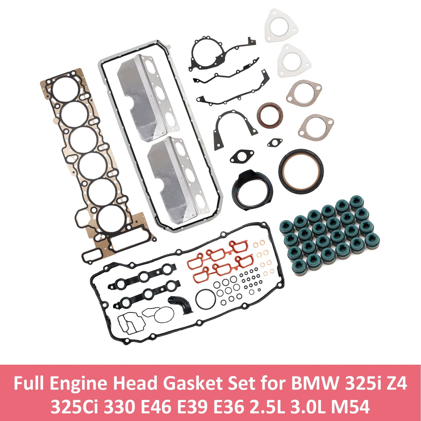 2003-2005 For BMW Z4 (E85) 3.0L L6 Dohc M54 B30 Full Engine Head Gasket Set 52207800