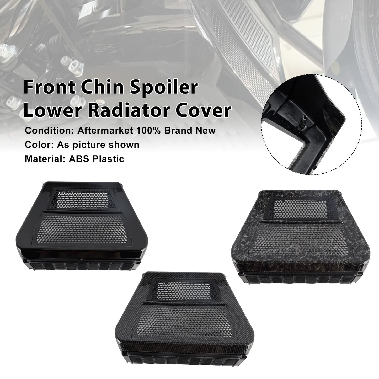 2023-2025 Harley CVO Street Glide FLHXSE Lower Chin Spoilers Radiator Guard Cover