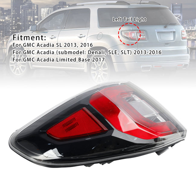 2013-2016 GMC Acadia Left Tail Light Brakelight Lamp