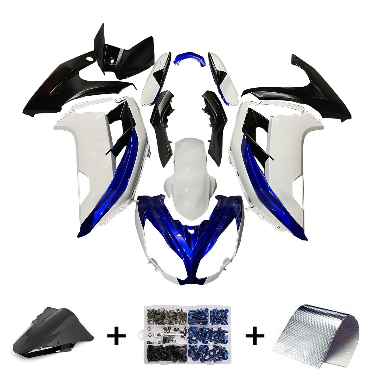 Injection Fairing Kit Bodywork Plastic ABS fit For Kawasaki ER-6F Ninja650 2012-2016
