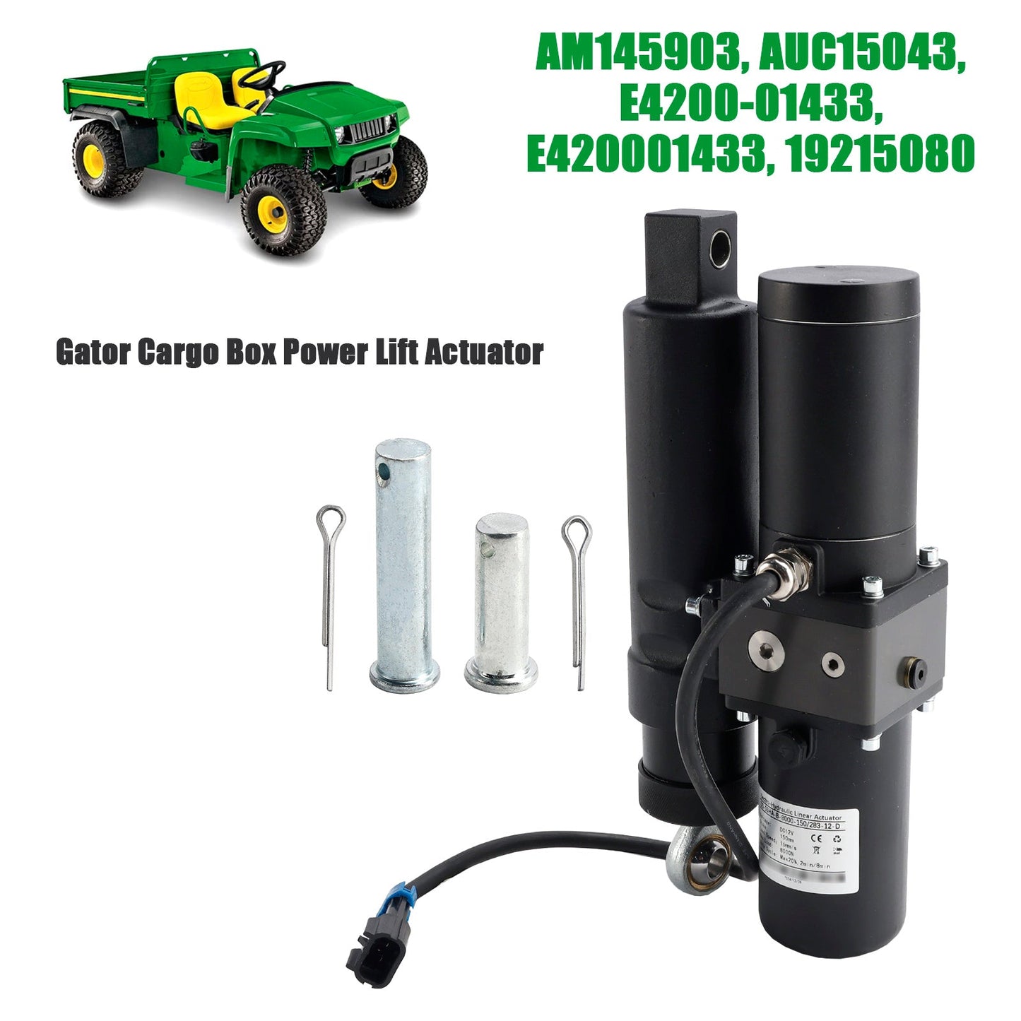AM145903 AUC15043 Gator Cargo Box Power Lift Actuator for John Deere HPX XUV