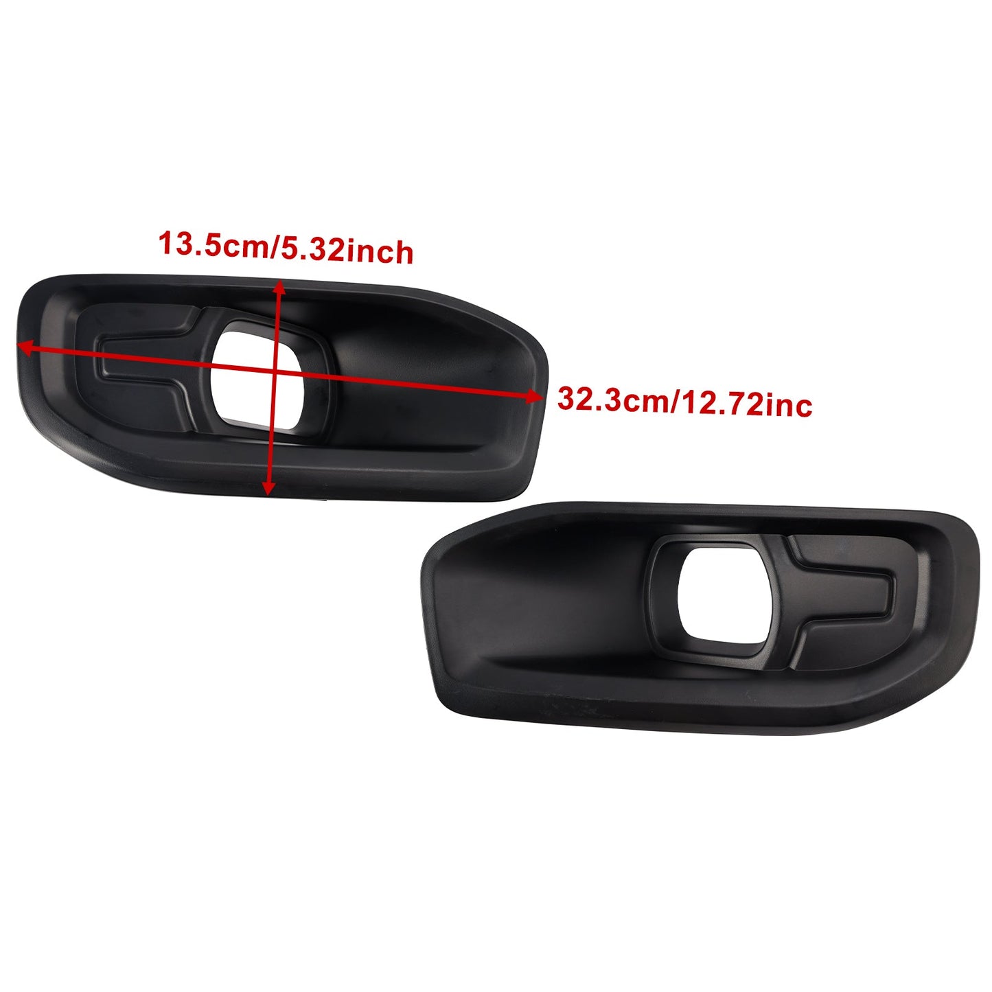 2019-2024 Ram 2500 3500 Pair Fog Light Bezel Trim 68449341AA