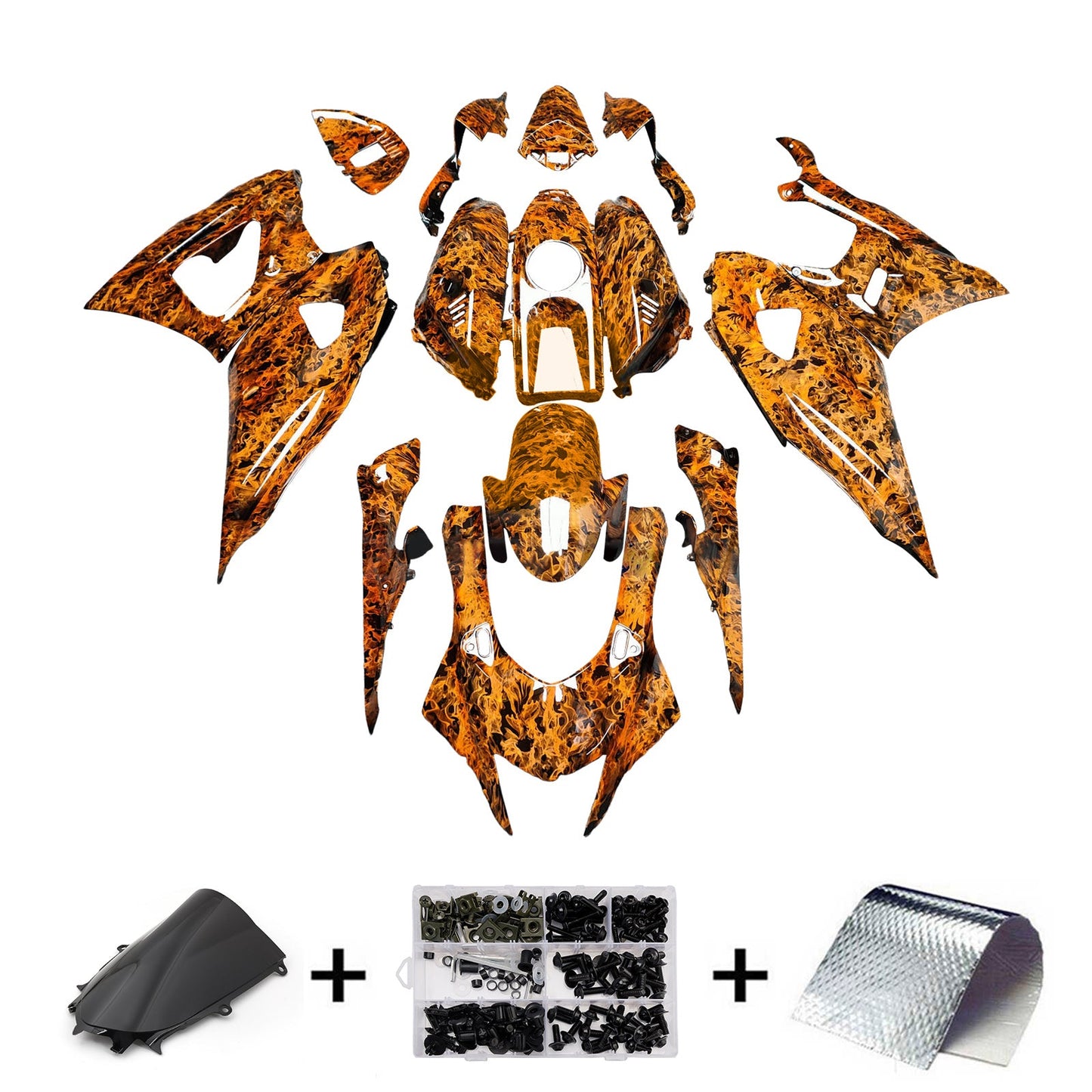 Injection Fairing Kit Bodywork Plastic ABS fit For Yamaha YZF-R7 2021-2025