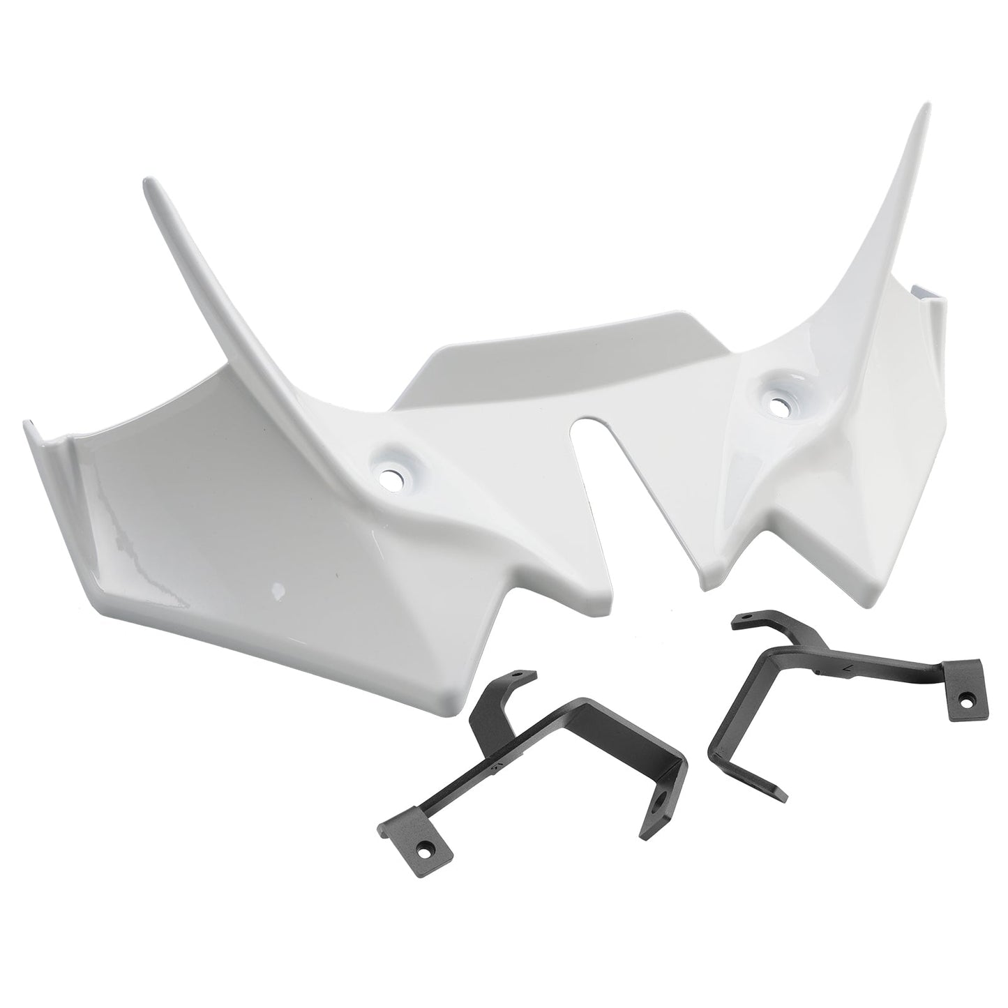 2021-2024 Kawasaki Z650 Front Downforce Spoiler Extension Fairing White