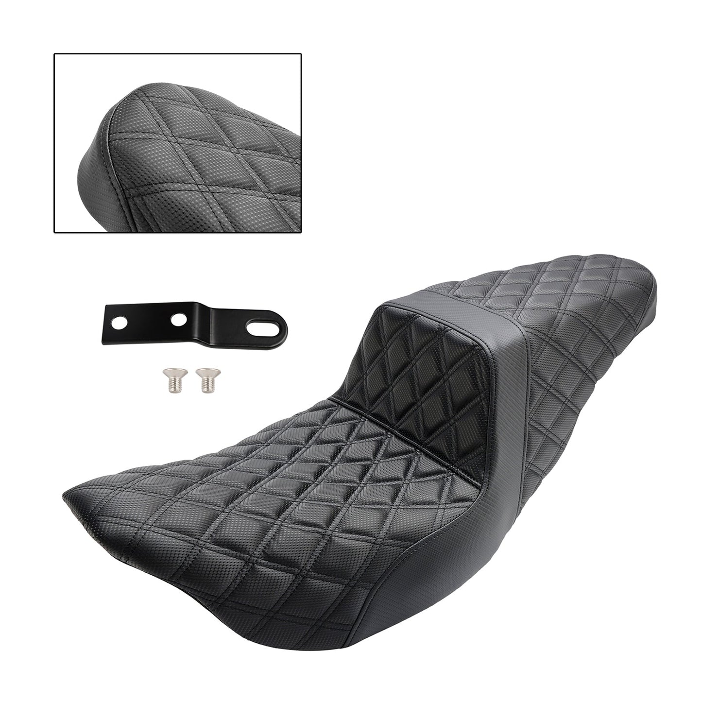 2008-2022 Road King EFI FLHR Replace Front Rear Driver Passenger Seat Black