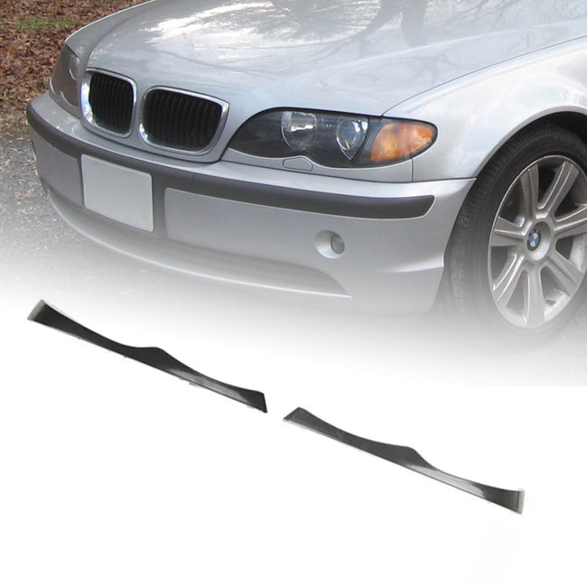 2002-2005 BMW E46 330i 330Xi 325i 325Xi 2PCS Upper Headlight Cover Strips