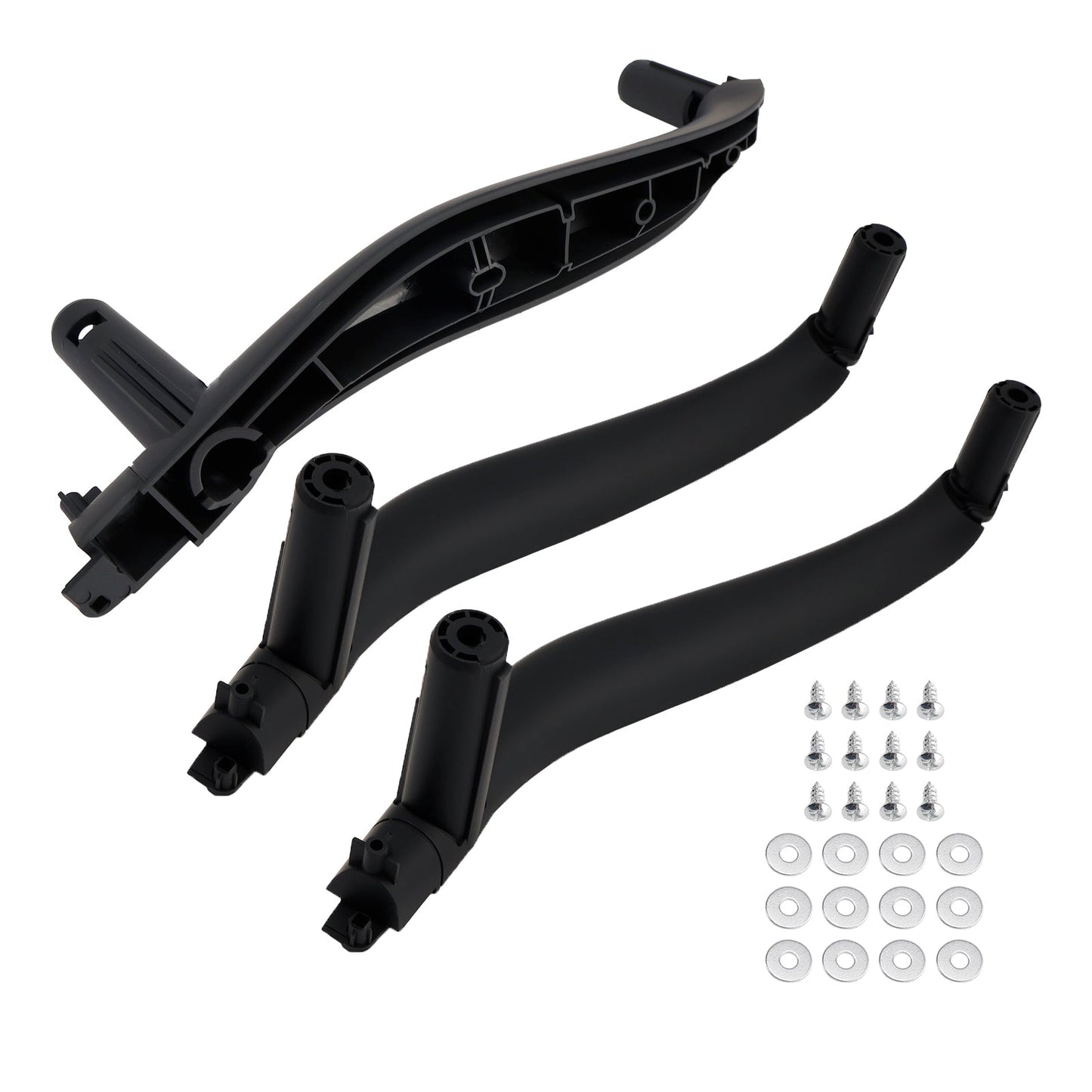 LHD 3PC Interior Door Handle Pull Cover For BMW X5 F15 X6 F16 2014-2018