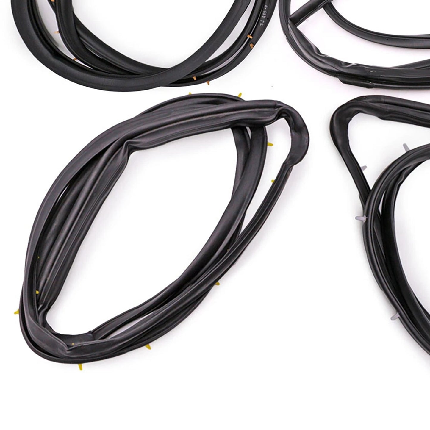 1998-2005 Nissan D22 Frontier 4Dr Double Cab 4PCS Front Rear Door Rubber Seal Weatherstrip 80831-2S400