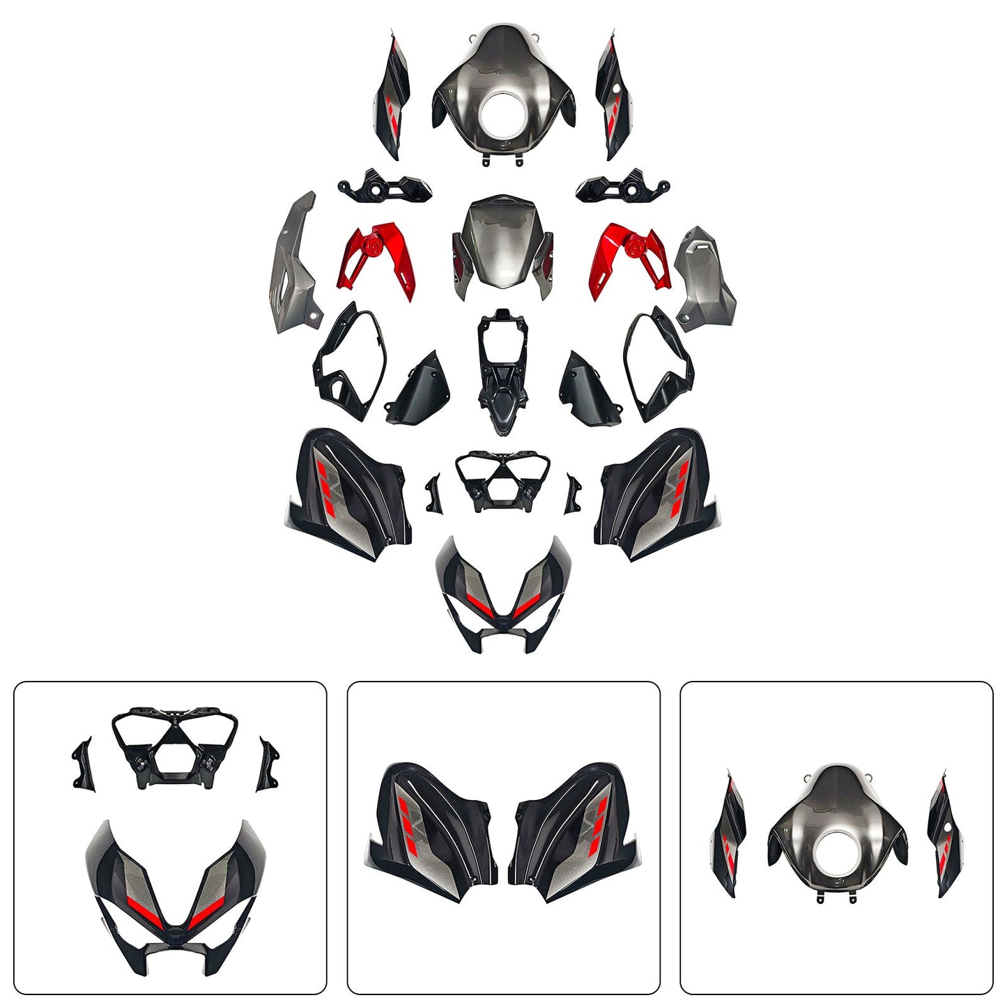 Injection Bodywork Fairing Kit for Kawasaki Z900 2025-2026