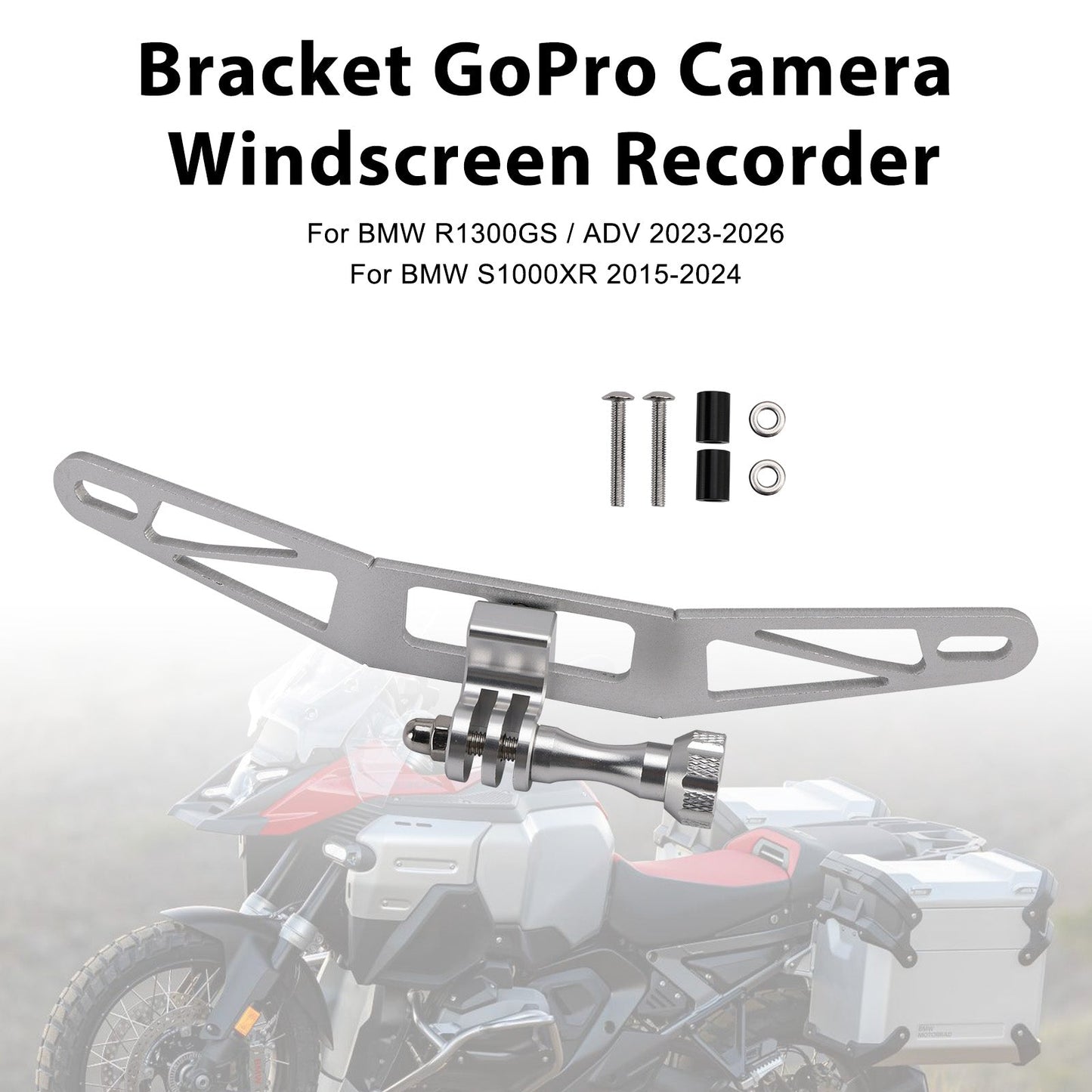 Bracket GoPro Camera Windscreen For BMW R1300GS S1000XR F900XR F850GS