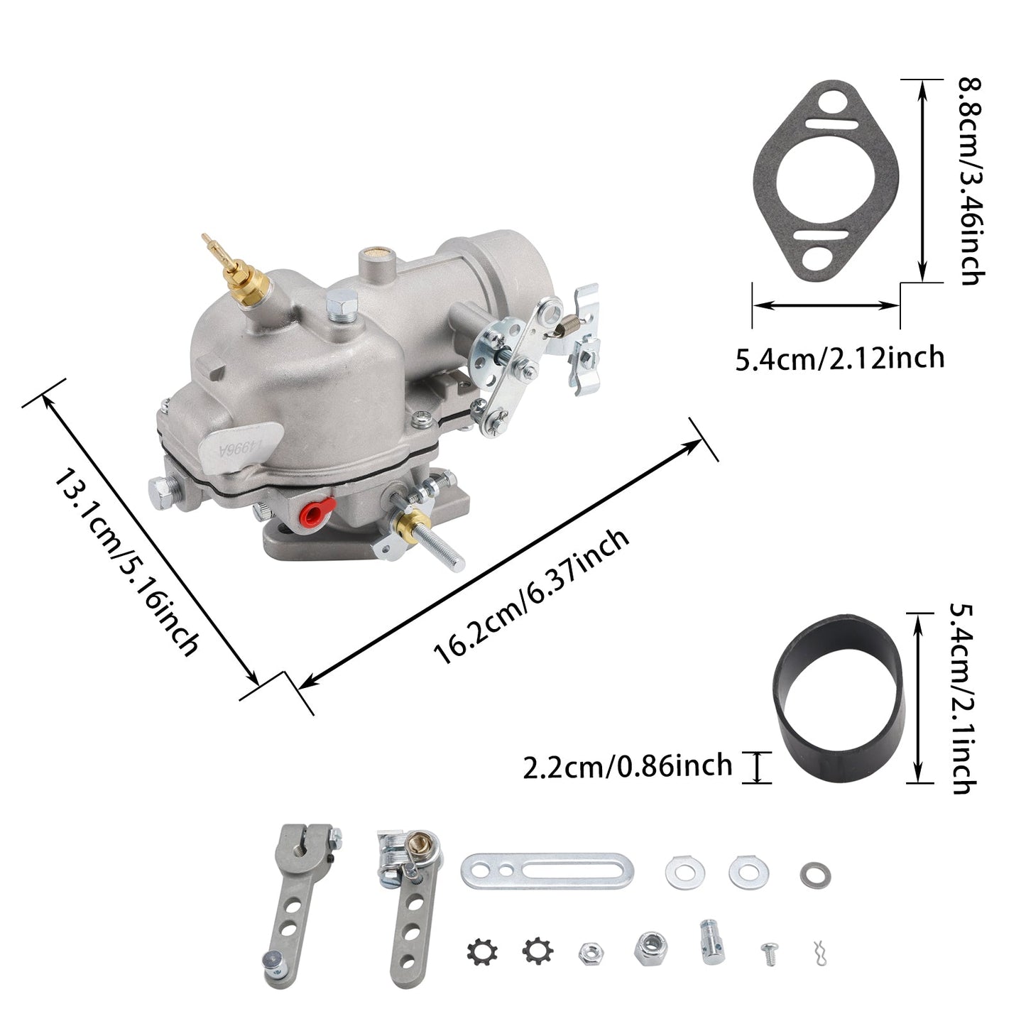 For Massey Ferguson 65 135 150 165 Carburetor 190383M92 191494M91