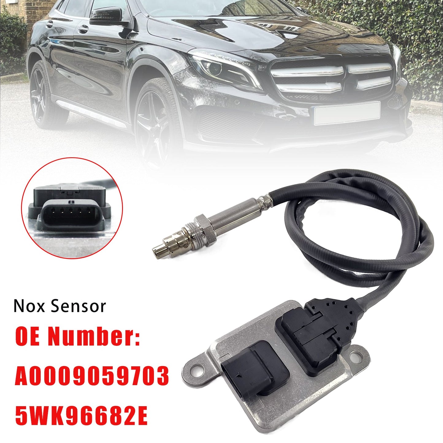 Nitrogen Oxide Sensor A0009059703 5WK96682E For Mercedes C E S V M GLA-CLASS
