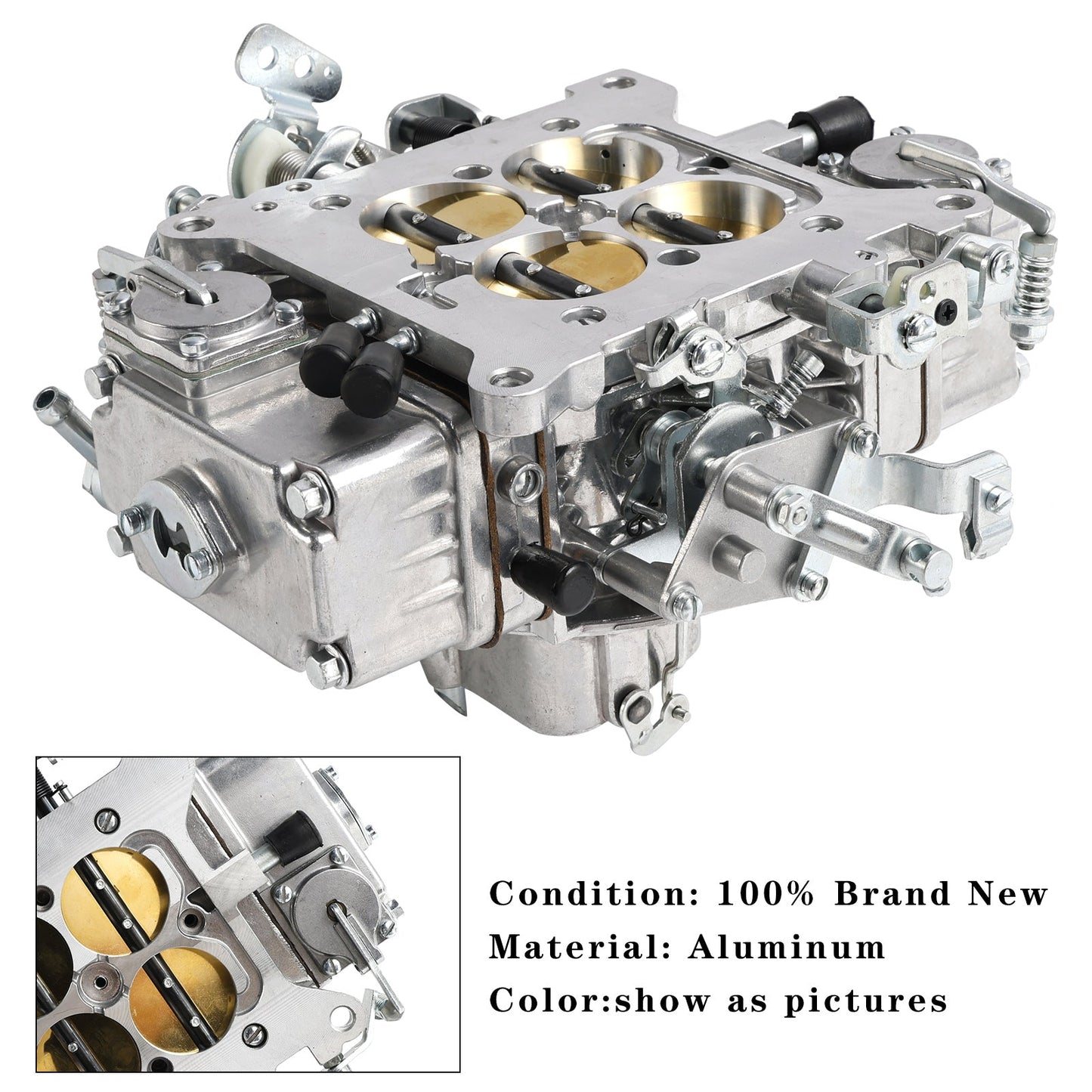 Holley Brawler Diecast Carb 4150 650CFM Carburetor Manual Choke BR-67277