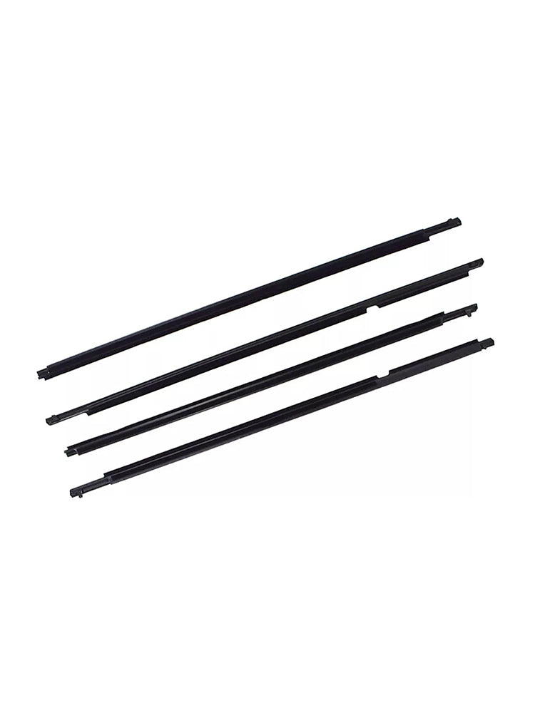 2008-2010 Toyota Highlander 4Pcs Weatherstrip Window Moulding Trim Seal Belt