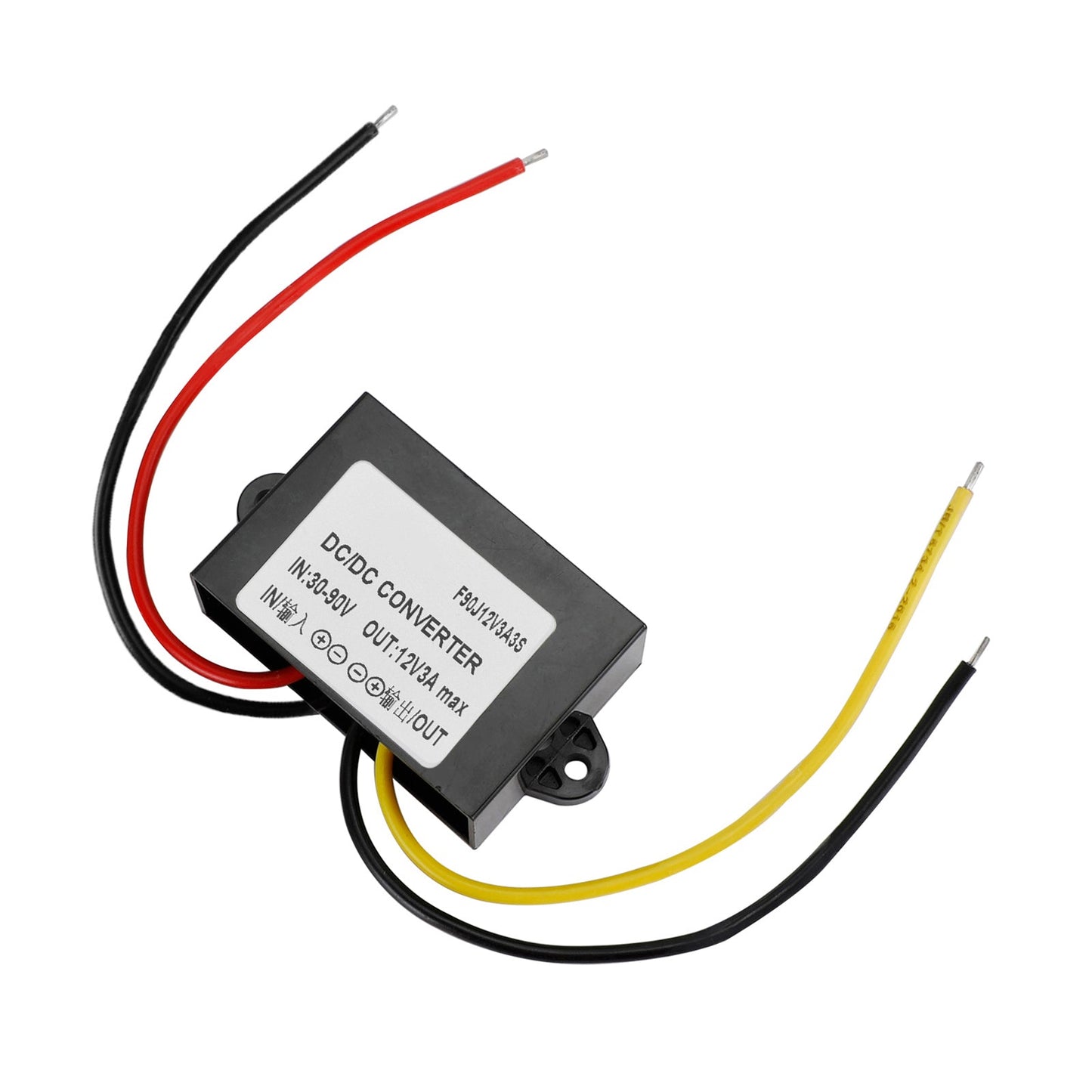 Waterproof Buck Step Down Converter DC30-90V-12V 3A 36W Car Power Module