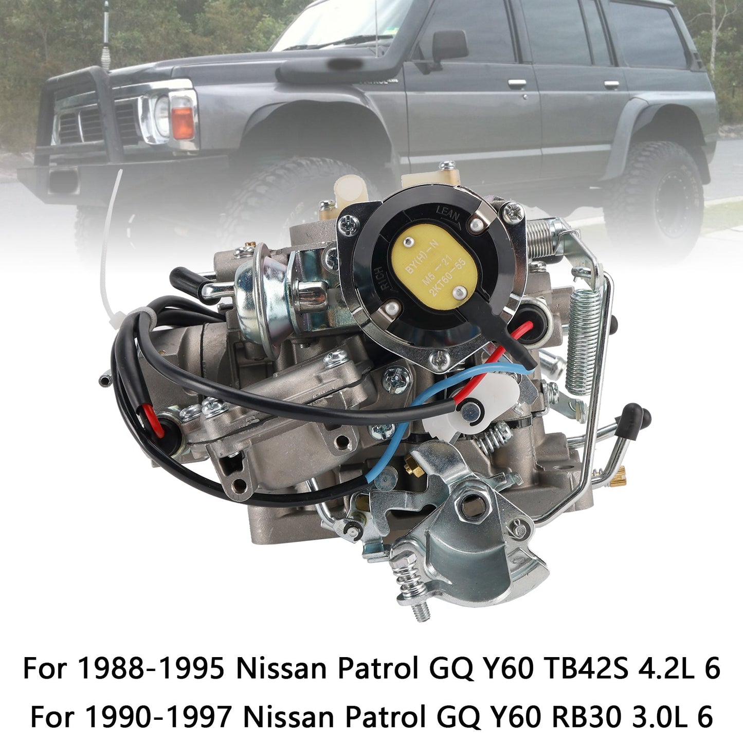 2 Barrel Carburetor 16010-26J00 For Nissan Patrol GQ Y60 TB42S 4.2L 88-95 RB30 3.0L
