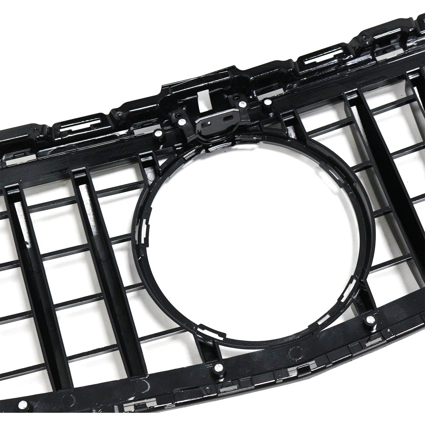 2015-2021 Mercedes W205 C250 C300 W/LED Chrome Front Bumper Grill Grille