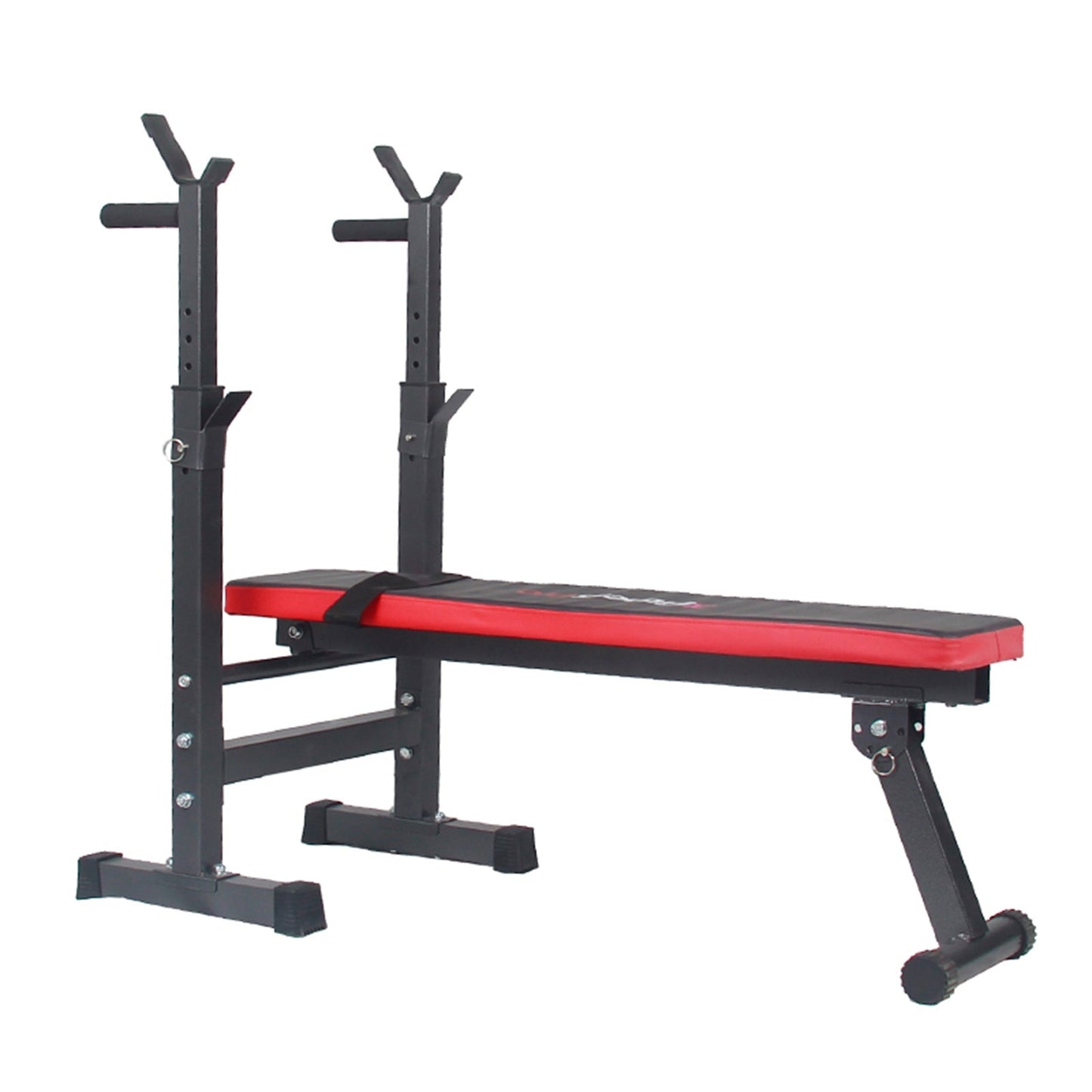 Adjustable Weight Bench Folding Bench Press Bench w/Barbell Rack Pec workout