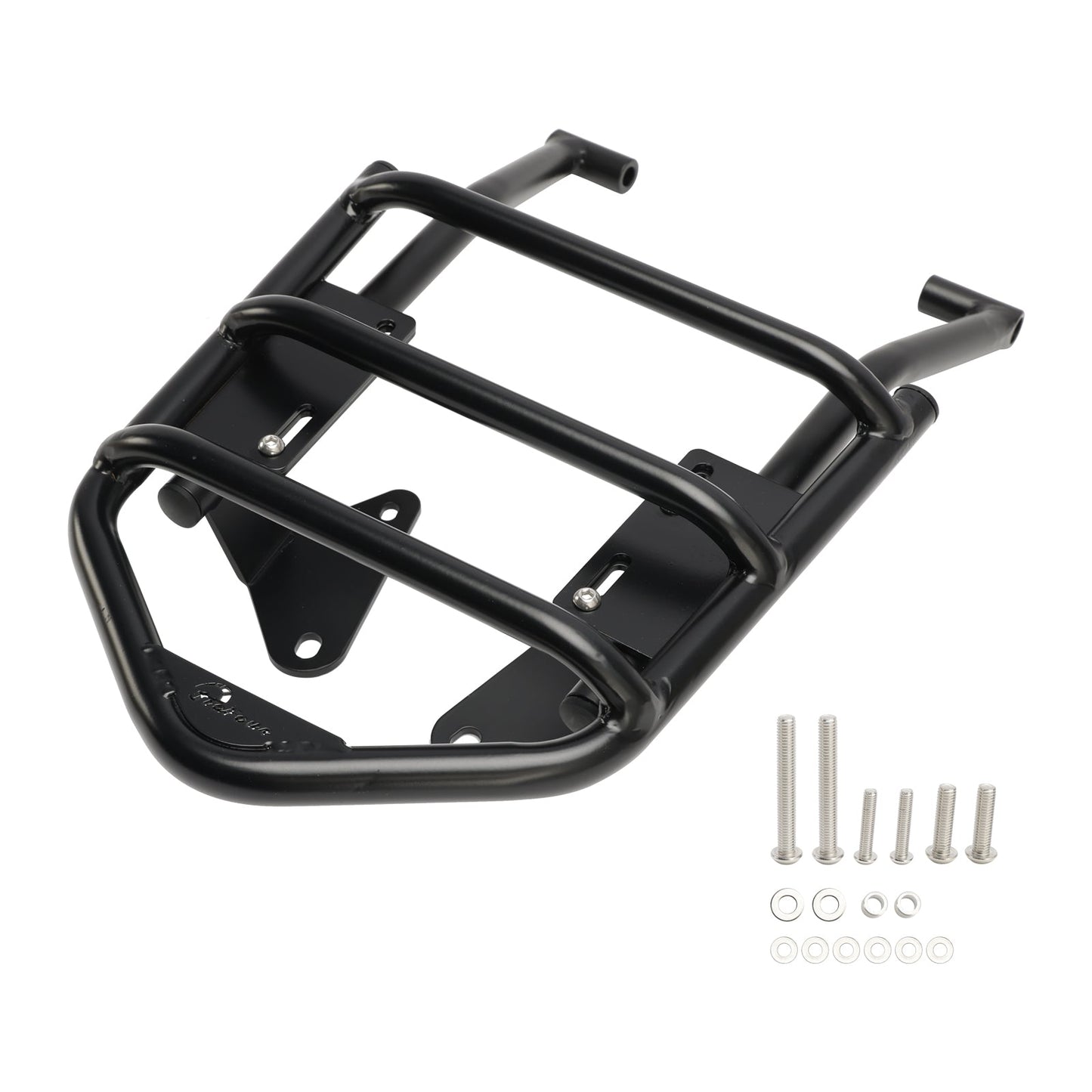 Rear Rack Luggage Carrier - Black for Honda CRF 450 L RL 2018-2024 Cargo Carrier