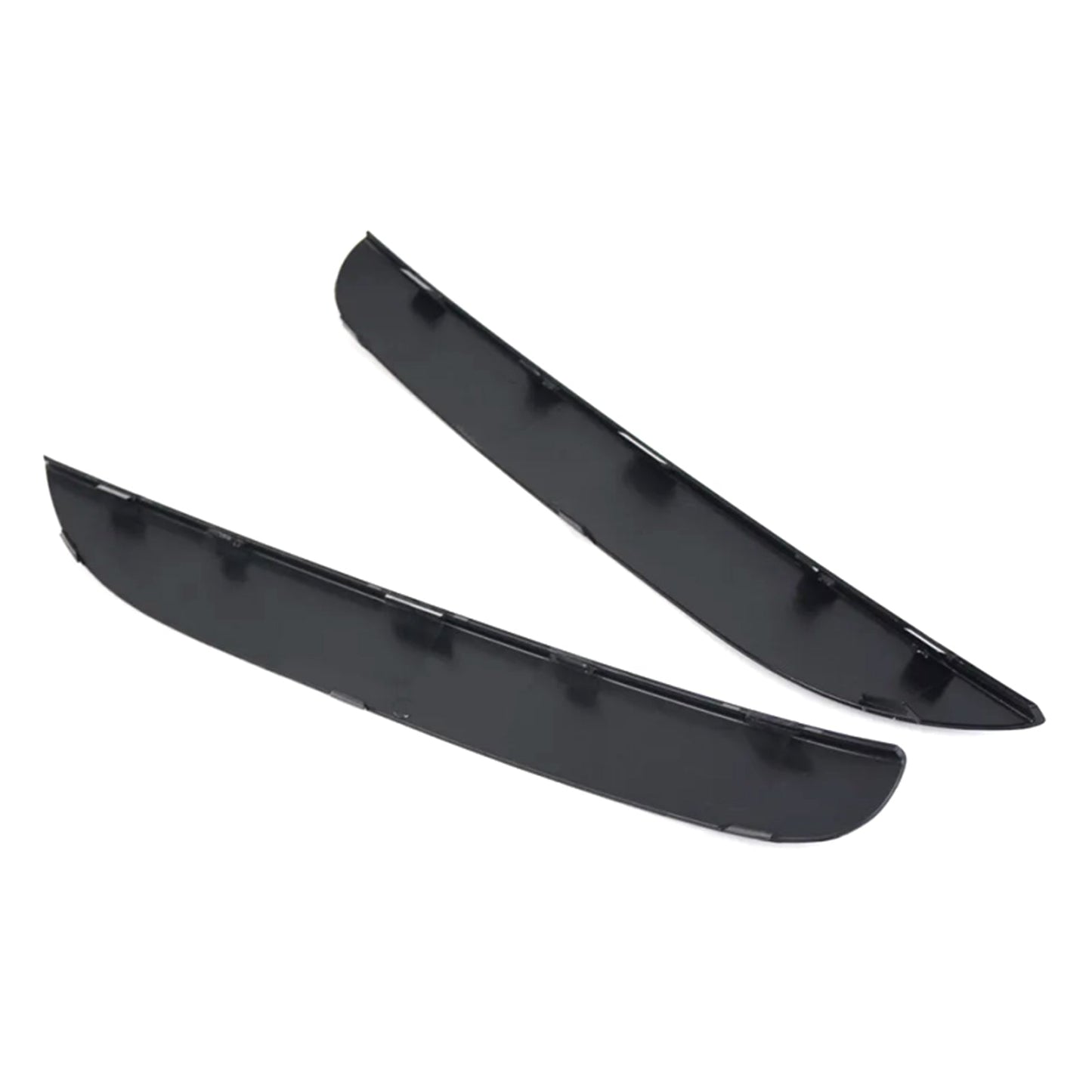 2009-2015 BMW 7 Series F01 F02 2x Front M Sport Bumper Moulding Trims