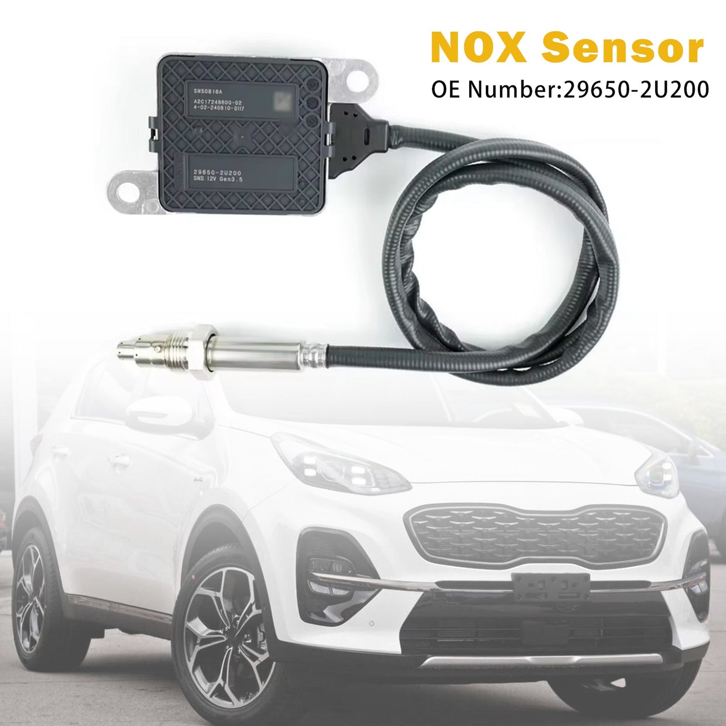 2018-2022 KIA SPORTAGE IV (QL, QLE) 1.6 CRDi AWD Nitrogen Oxide Nox Sensor 29650-2U200 SNS0816A