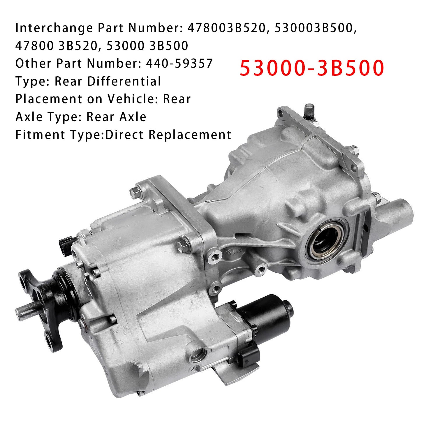 Brand New Rear Differential Carrier 53000-3B500 Fit For Hyundai Sante Fe Sorento