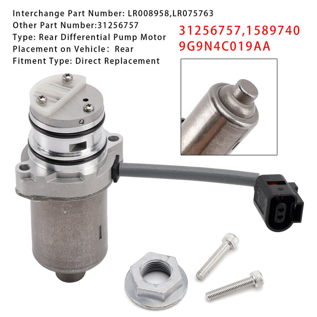 2008-2012 Ford Kuga Mk1 2.0 TDCi 4x4 Differential Oil Pump 31256757
