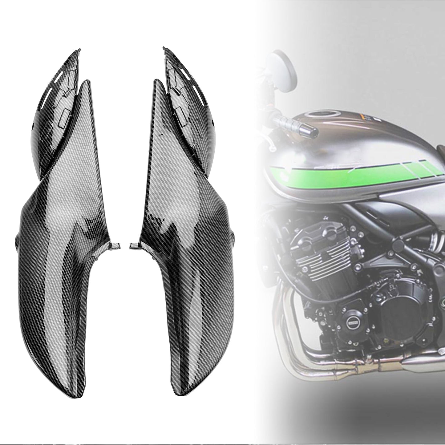 2018-2024 Kawasaki Z900RS Side Frame Panel Protector Fairings Cover