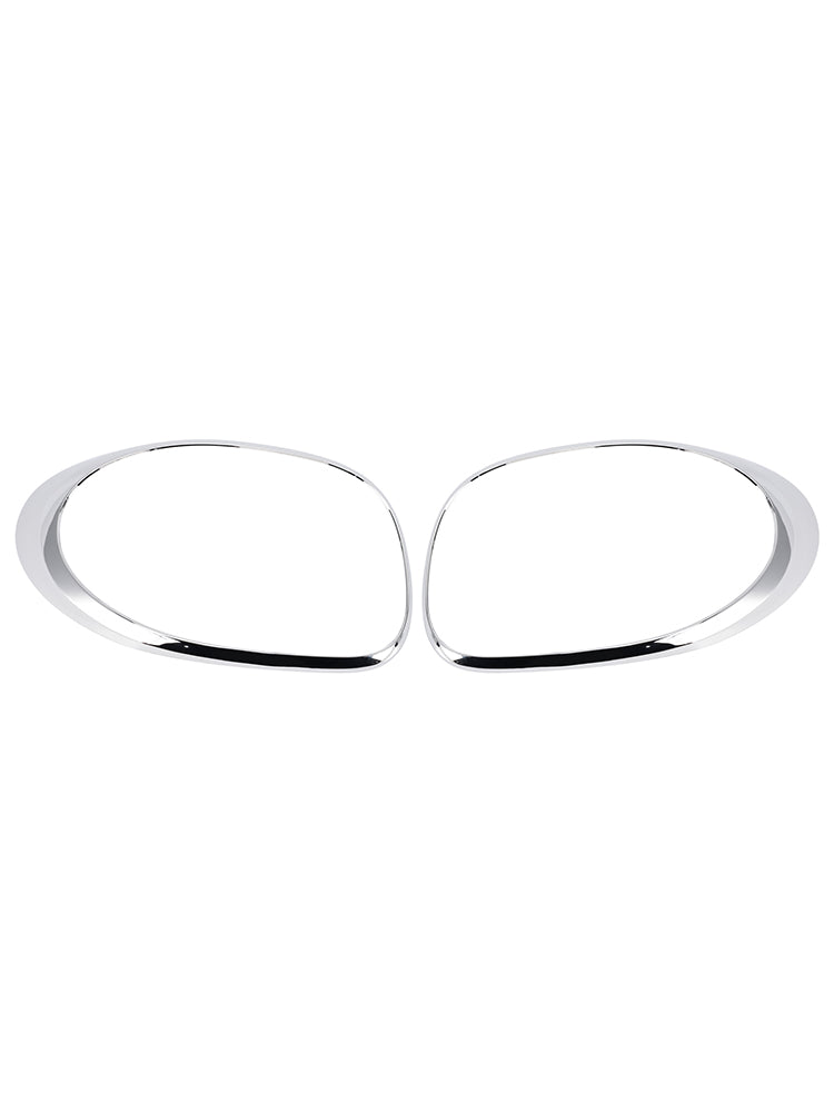 2014-2020 For Fiat 500L Left+Right Rear Taillight Lamp Trim Ring Chrome