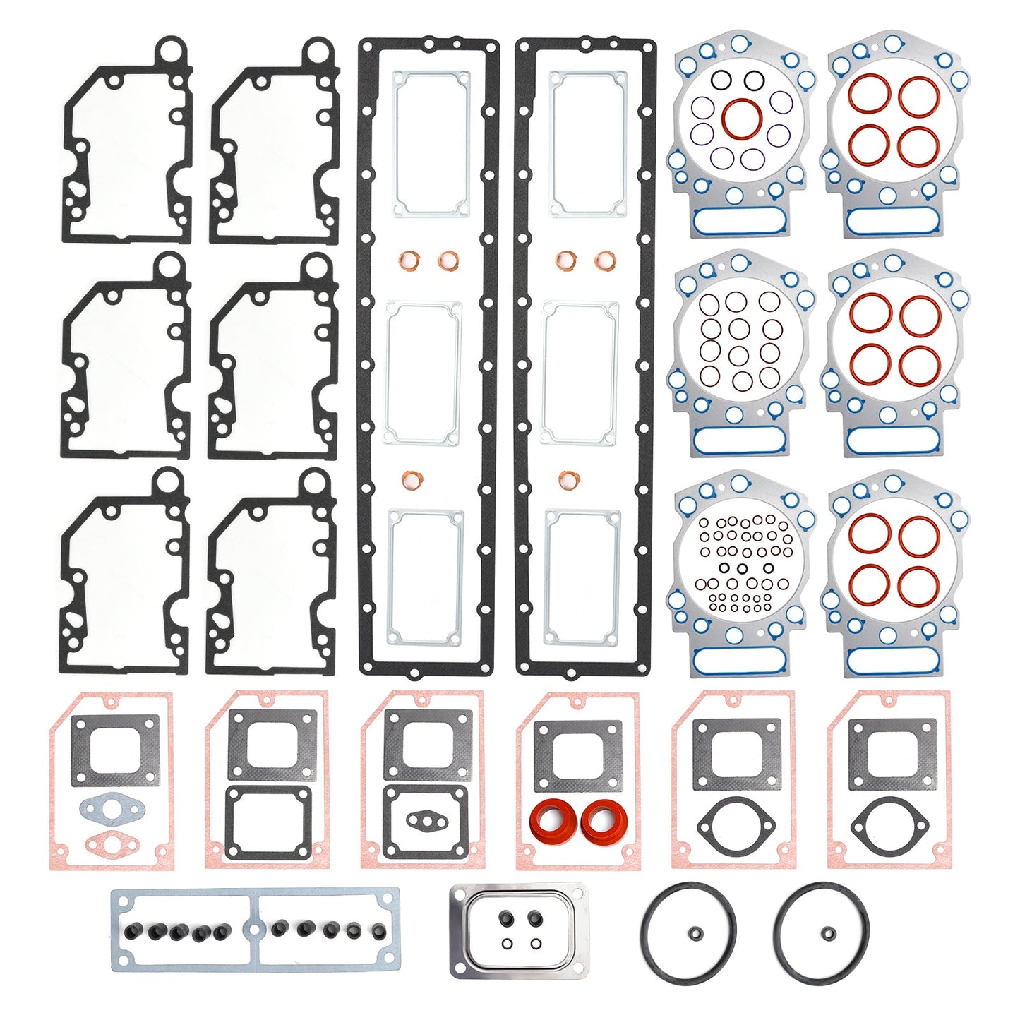3803598 3800728 Upper Engine Gasket Set for Cummins KTA19 KTTA19