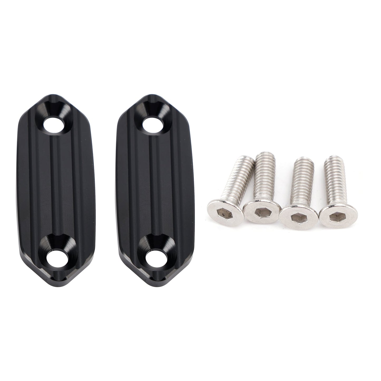 ALUMINUM MIRROR BLOCK PLATES FOR KAWASAKI NINJA ZX6R ZX-6R ZX 636 2013-2026