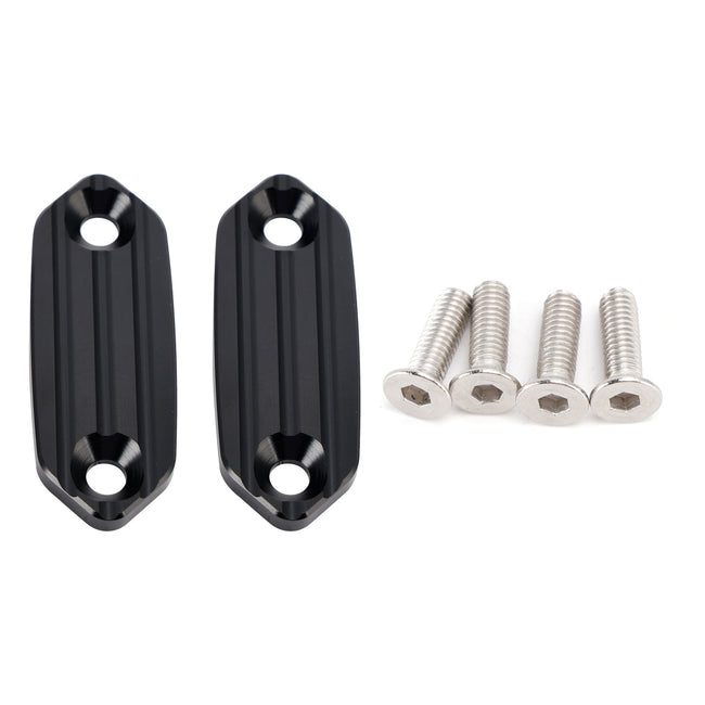 ALUMINUM MIRROR BLOCK PLATES FOR KAWASAKI NINJA ZX6R ZX-6R ZX 636 2013-2026