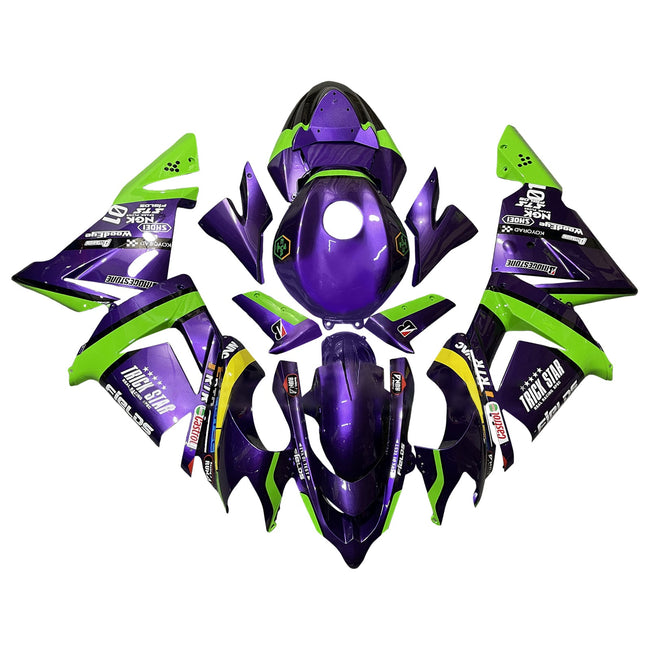 Injection Fairing Kit Bodywork Plastic ABS fit For Kawasaki ZX10R 2004-2005