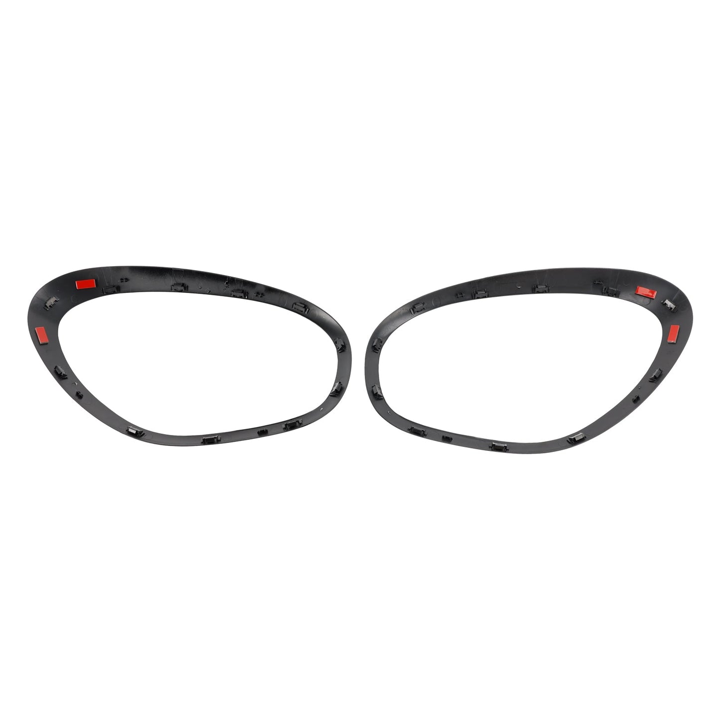 2pcs Gloss Black Headlights Ornamental Ring For Mini Cooper Countryman R60