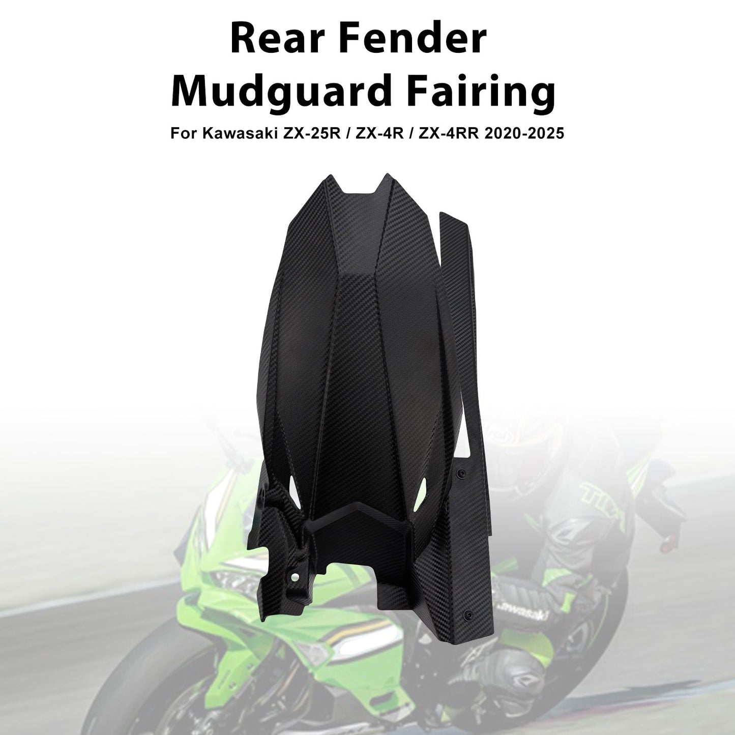 2020-2025 Kawasaki ZX-25R ZX-4R ZX-4RR Rear Fender Mudguard Fairing